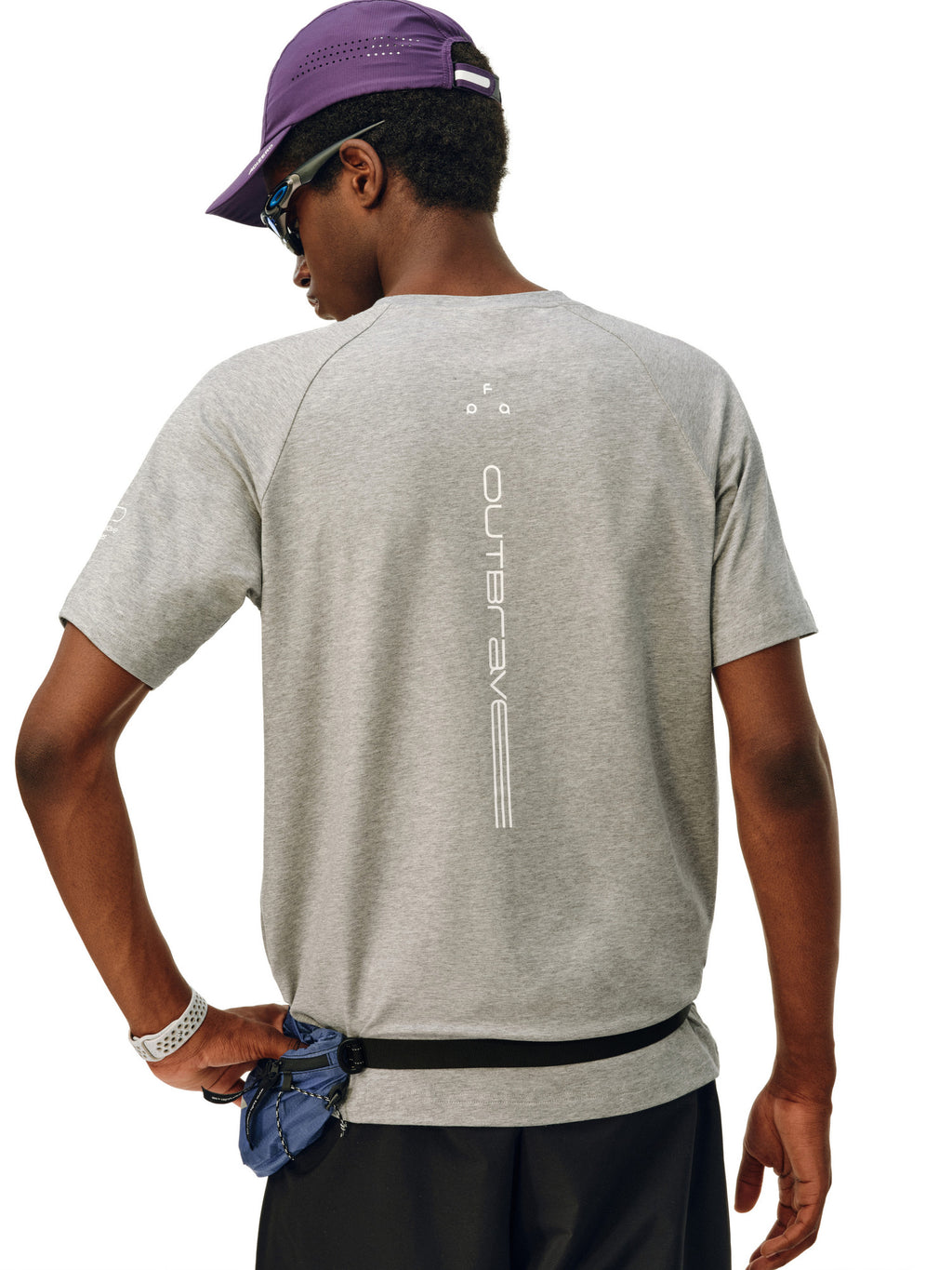 FPA Basic Logo COOLMAX Short Sleeve T-Shirt for Men - Summer Casual Crew Neck Outdoor Fitness Breathable Cool Touch