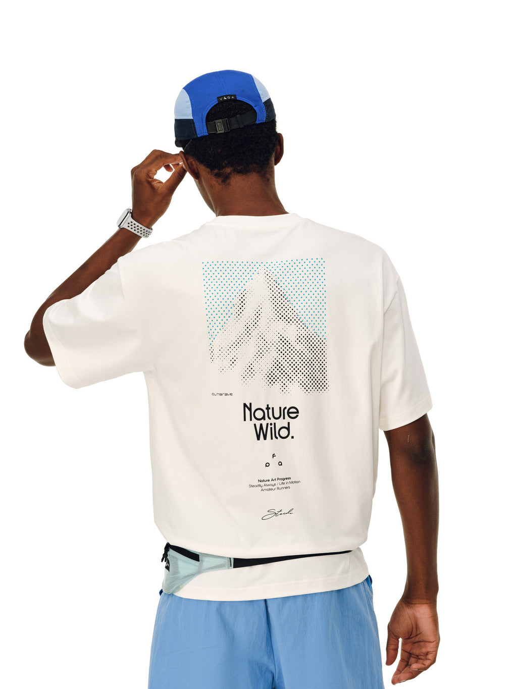 FPA Polka Dot Mountain COOLMAX Short Sleeve Summer Outdoor Sports Crew Neck Casual Couple T-Shirt