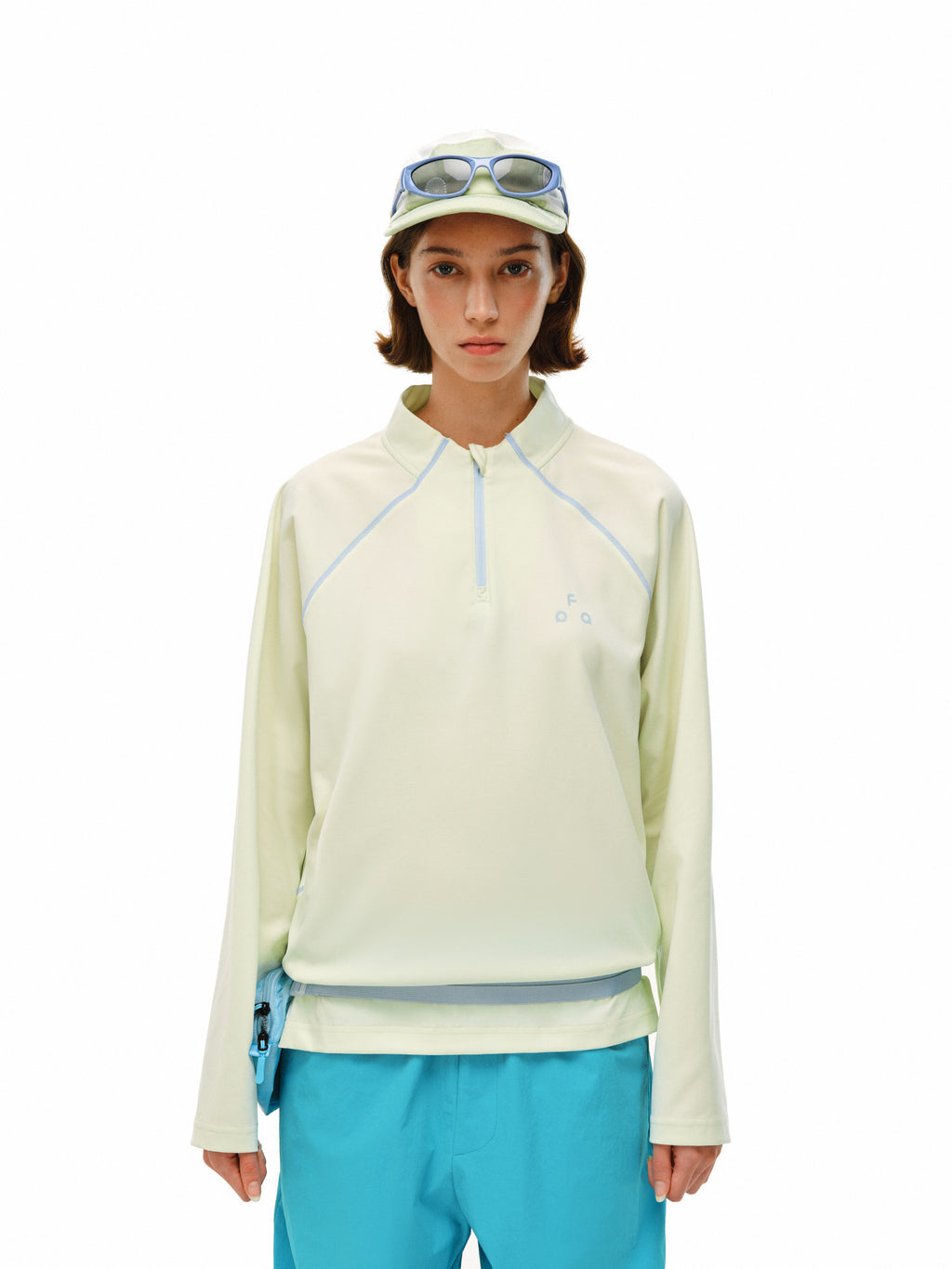 FPA5A Antimicrobial Quick-Dry Half-Zip Long-Sleeve Sports T-Shirt for Men and Women, Spring Outdoor Casual Pullover