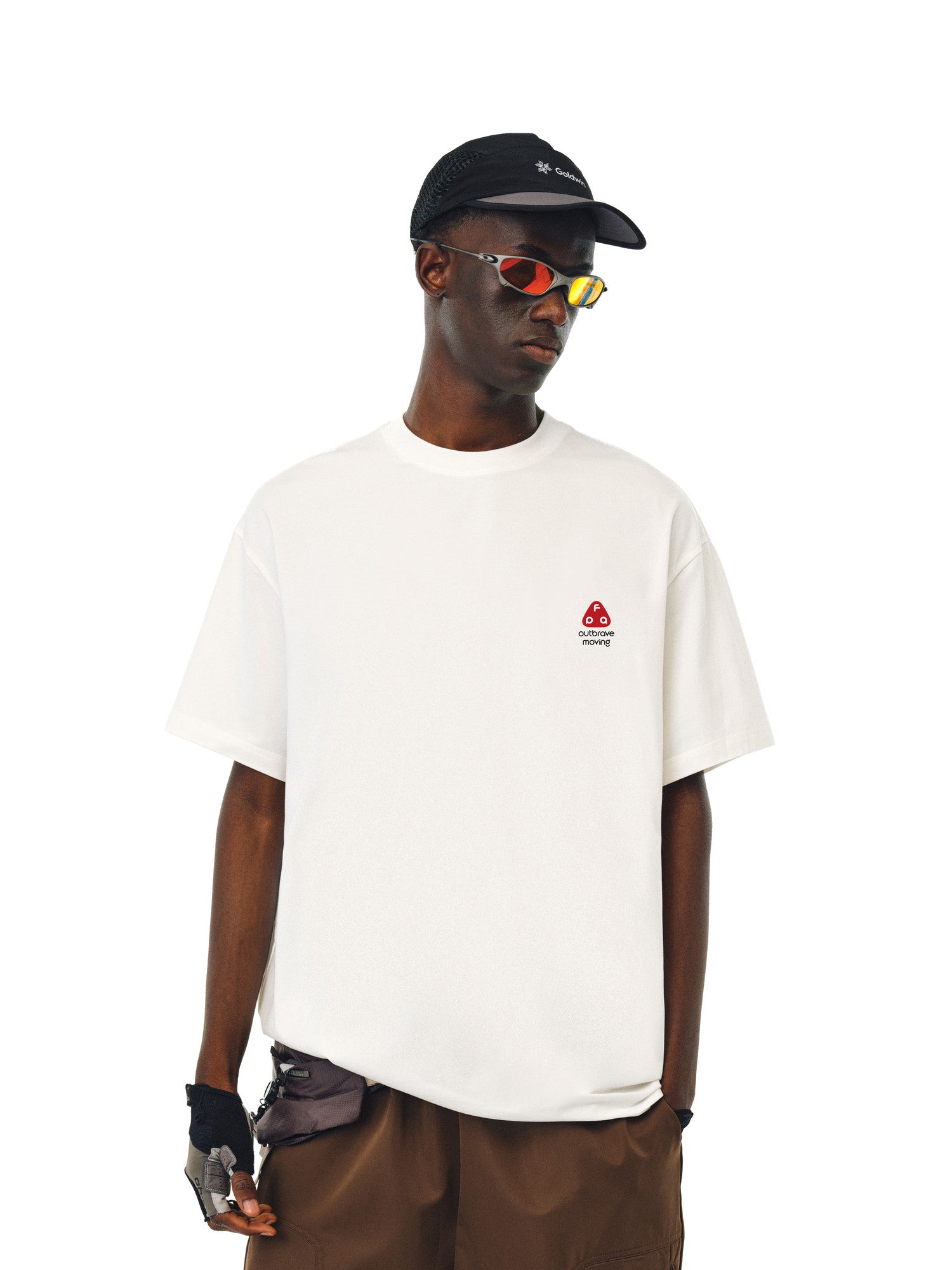 FPA Cooling Ice-Skin Sports Short-Sleeve T-Shirt Basic Logo Loose Round Neck Couple Summer Chinese Streetwear
