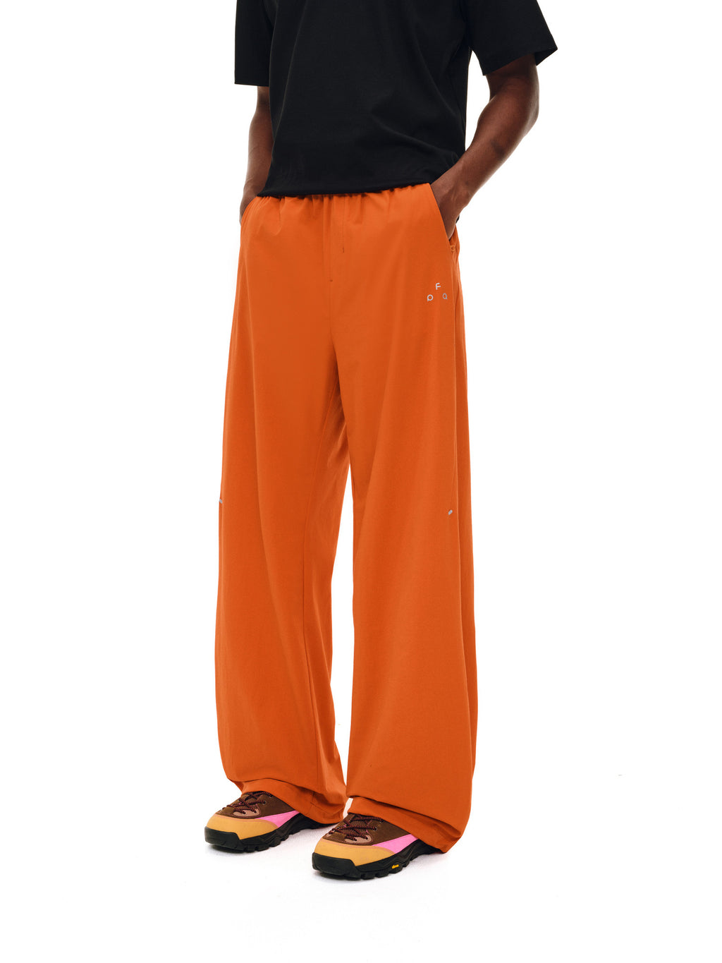 FPA Outdoor Sports Ice-Feel Wool Sun-Protection Fitness Four-Way Stretch Long Pants Summer Hiking Straight-Leg Casual Pants for Men