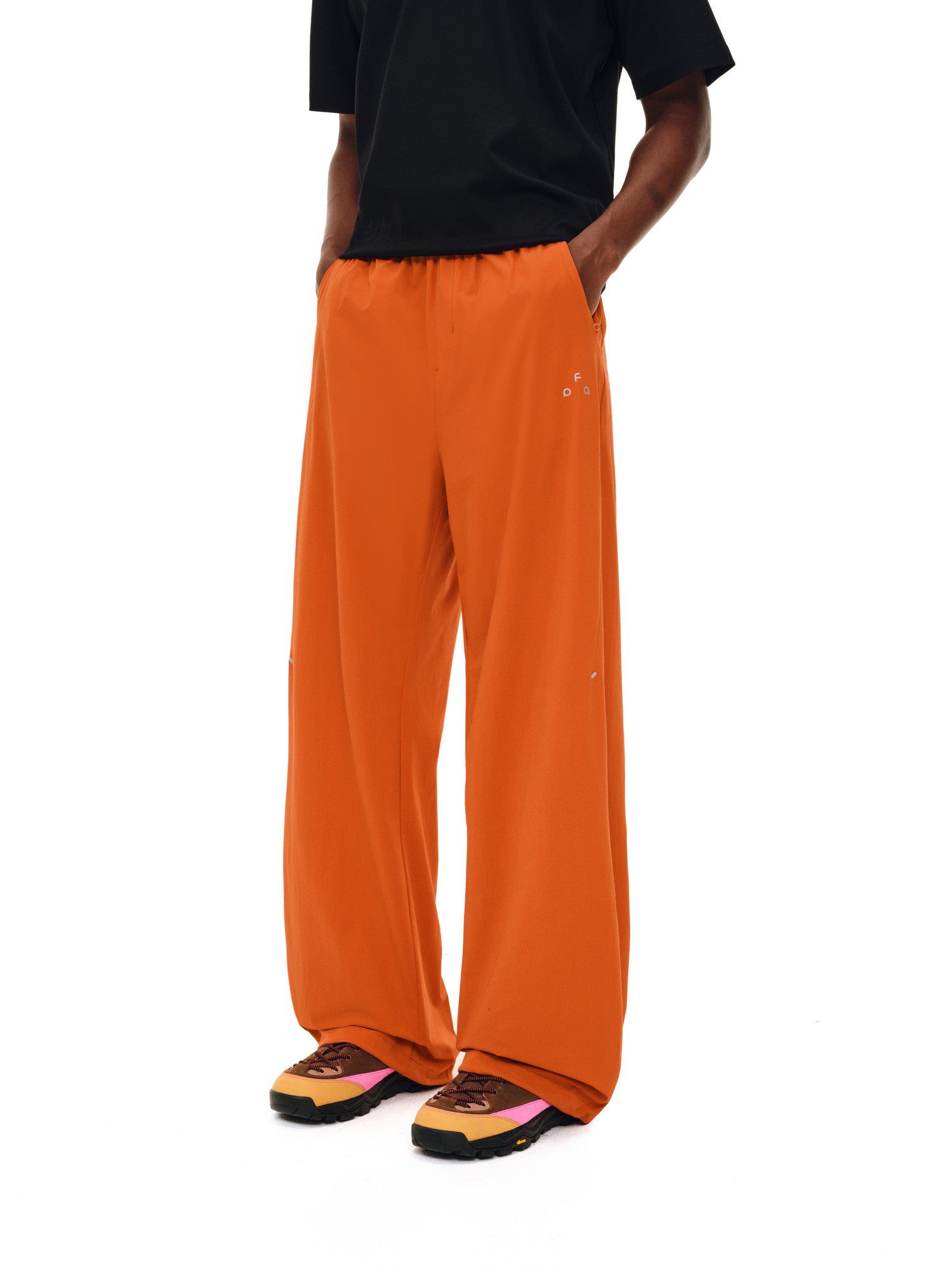 FPA Outdoor Sports Ice-Feel Wool Sun-Protection Fitness Four-Way Stretch Long Pants Summer Hiking Straight-Leg Casual Pants for Men