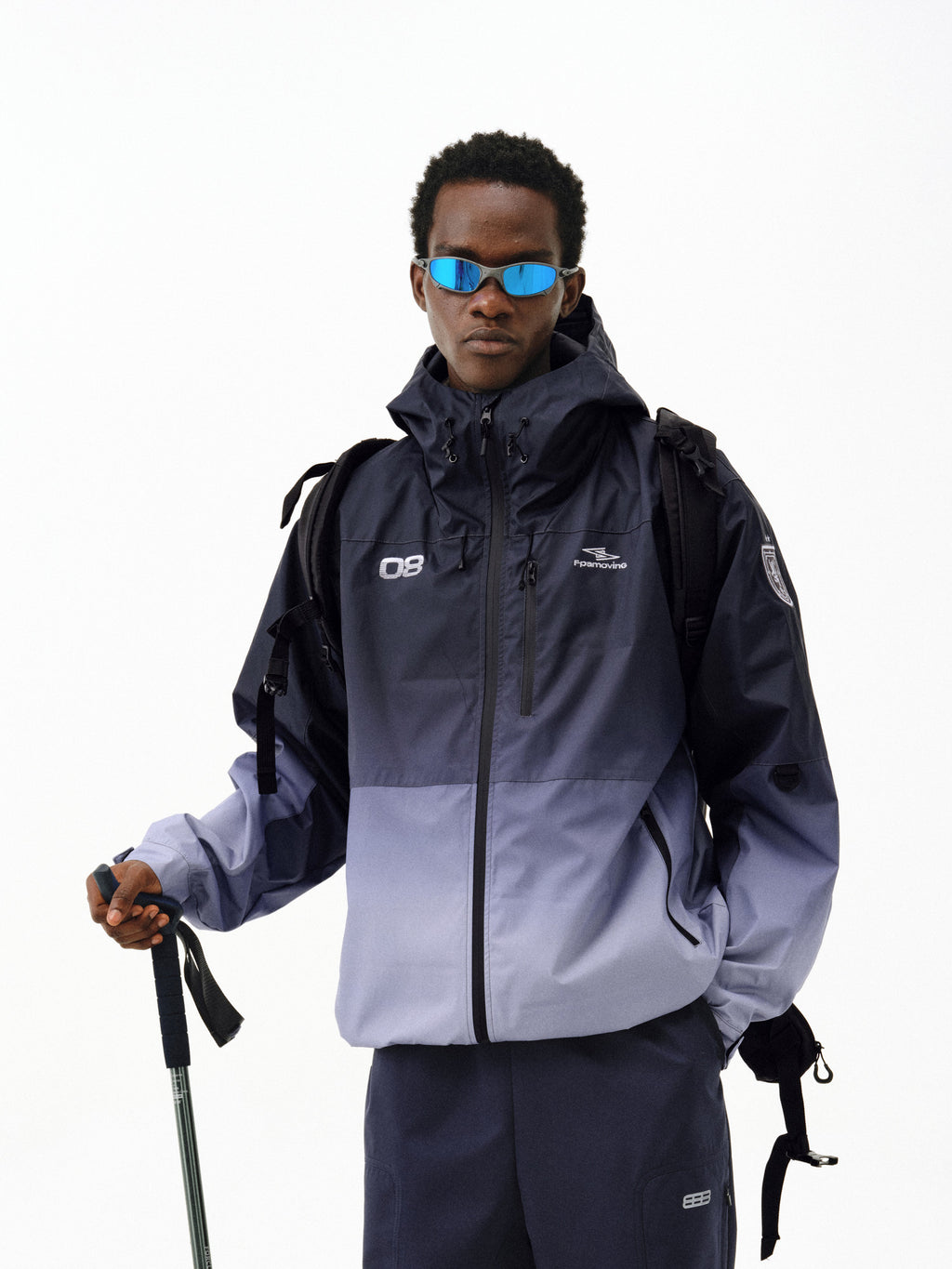 FPA Three-Proof Gradient Outdoor Jacket – Chinese Streetwear Loose Fit Windbreaker for Fall/Winter, Couple Style