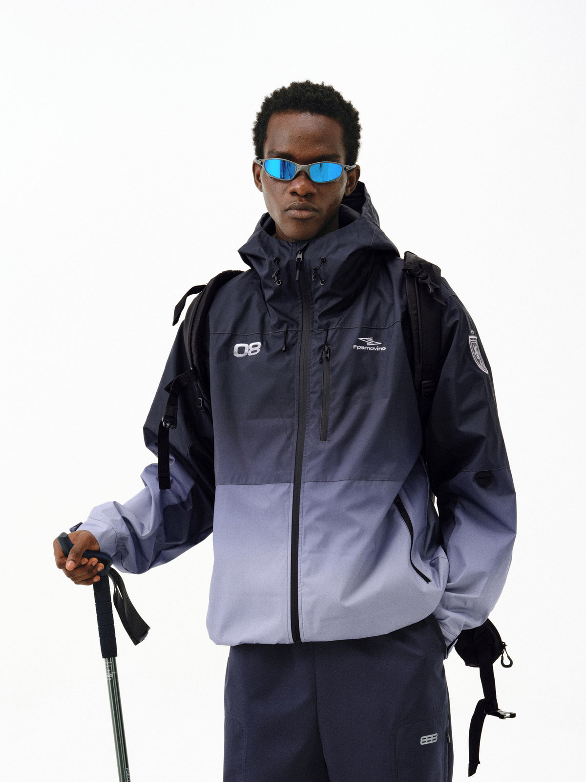 FPA Three-Proof Gradient Outdoor Jacket – Chinese Streetwear Loose Fit Windbreaker for Fall/Winter, Couple Style