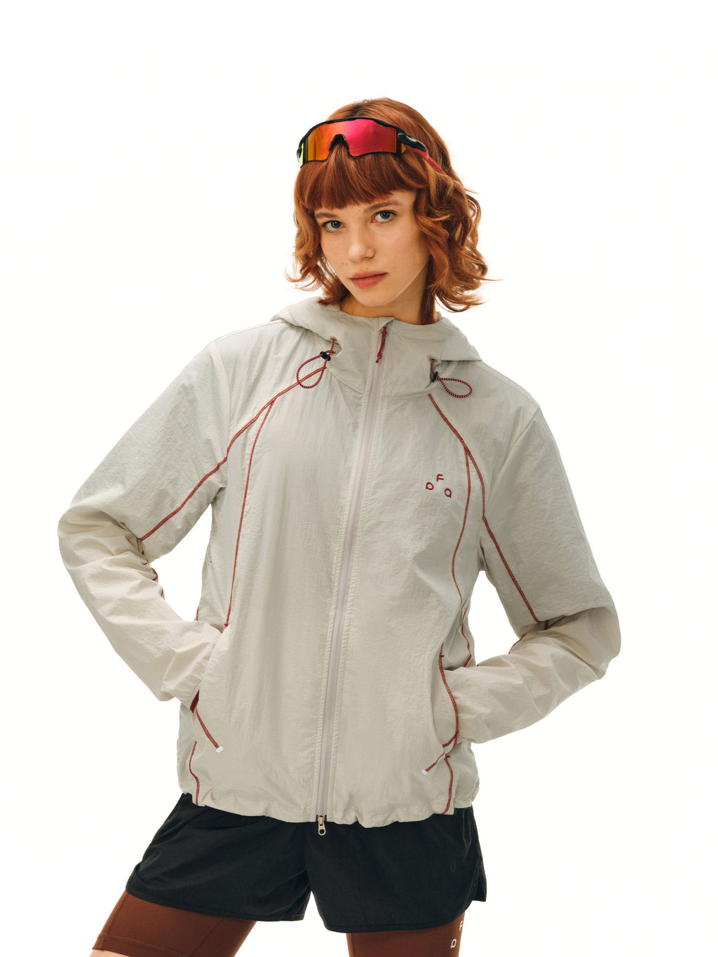 FPA Plaid Contrast Stitch Sun Protection Sports Jacket - Summer Outdoor Lightweight Hooded UV-Protective Unisex Jacket
