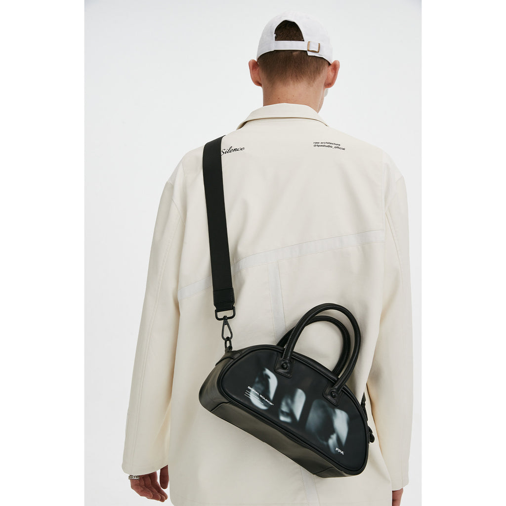 FPA Printed Boston Bag with Handheld and Crossbody Straps