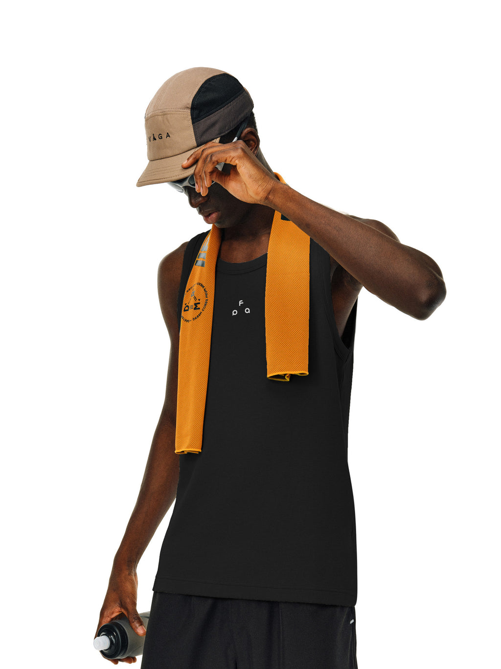 FPA Moisture-Wicking Triangle Logo Sleeveless Vest - Chinese Streetwear Trend Summer Sports Cooling Basketball Fitness Tank Top