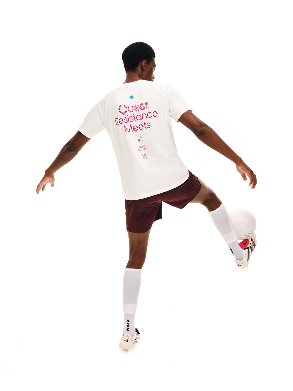 FPA COOLMAX Quick-Dry Soccer Slogan Basic Short-Sleeve T-Shirt for Men - Football Capsule Collection