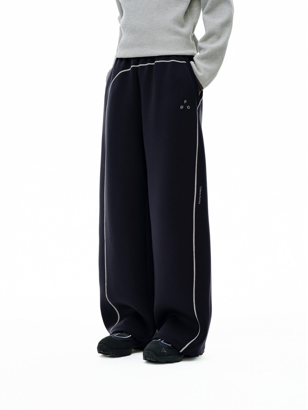 FPA Color-Block Athletic Air Cotton Pants – Relaxed Straight-Leg Unisex Sports Casual Trousers