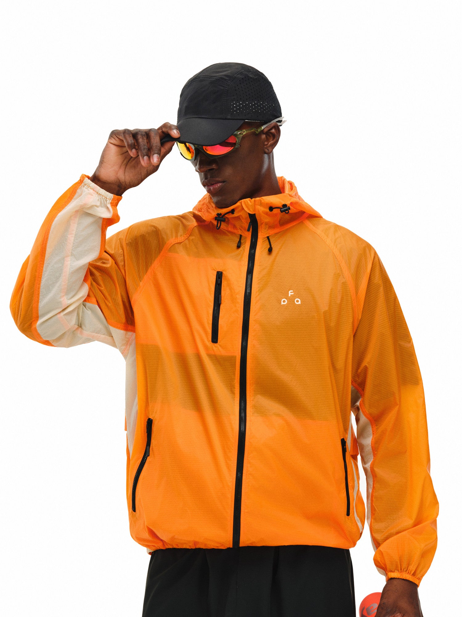 FPA Transparent Grid Sun Protection Jacket - Lightweight Outdoor Sports Couple Casual Hooded UV-Protective Coat