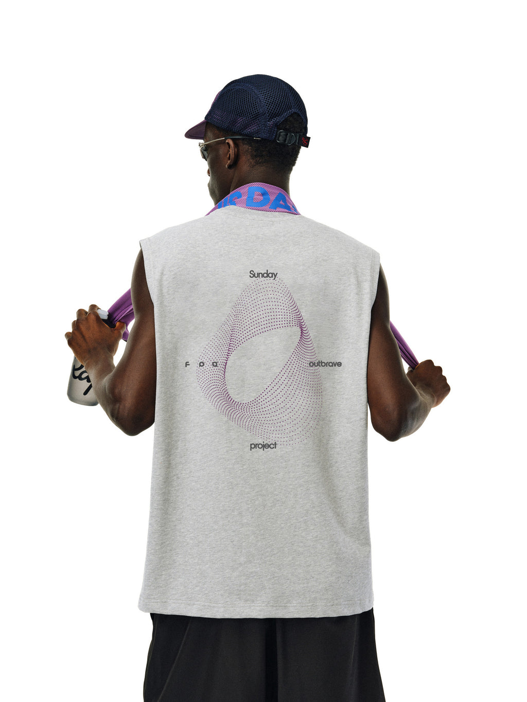 FPA Quick-Dry 7A Antibacterial Sports Vest – Summer Loose Round Neck Outdoor Cooling Sleeveless T-Shirt for Men