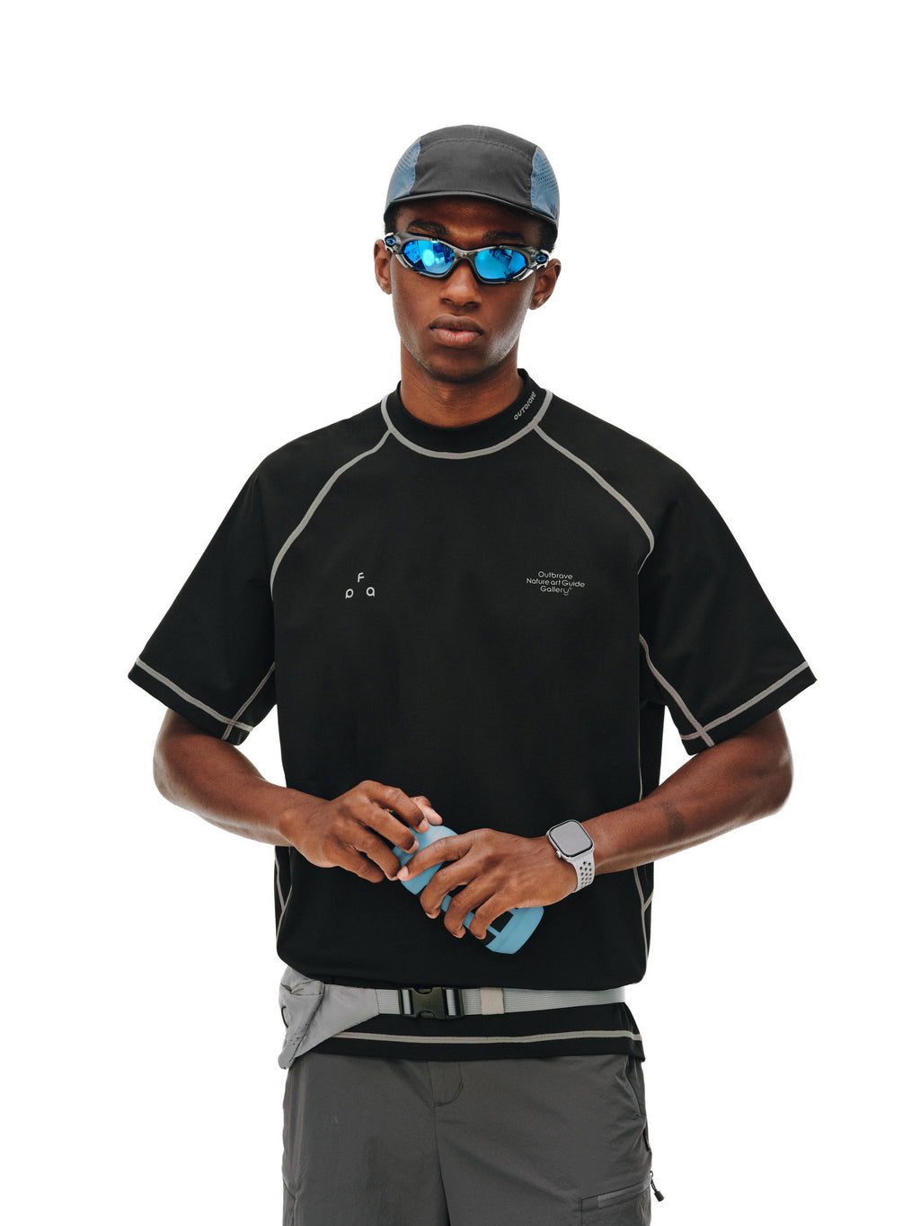 FPA Antibacterial Quick-Dry Paneled Sports T-Shirt 2026 New Summer Design High-Fashion Outdoor Couple T-Shirt