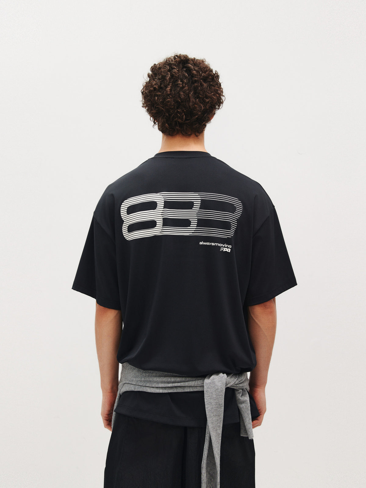 FPA Quick-Dry Moisture-Wicking Gradient Track Short Sleeve T-Shirt for Men - Chinese Streetwear Trendy Summer Cool Touch Tee