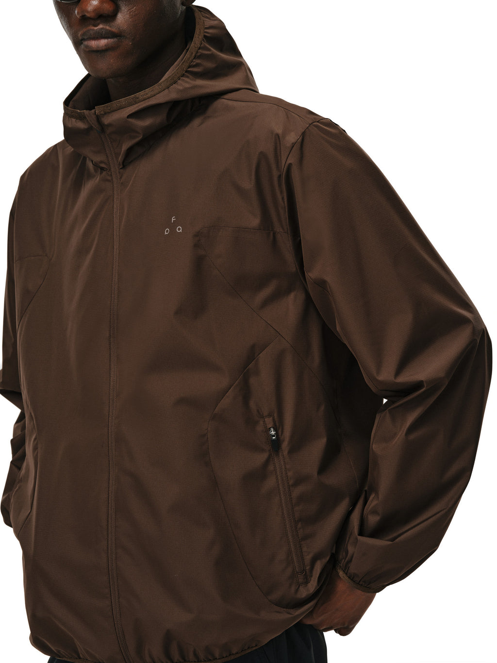 FPA Split Panel Sports Jacket – Chinese Streetwear Outdoor Unisex Short Fit Casual Thin Hooded Coat for Spring/Autumn