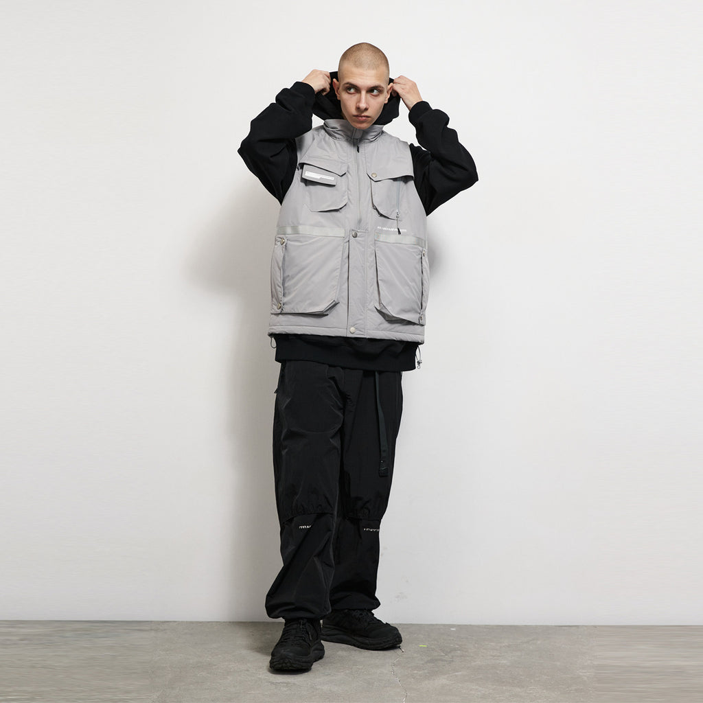FPA (VENGETICE) Tactical Cotton Padded Vest, Workwear Cotton Jacket, Loose Fit, Chinese Streetwear, Autumn/Winter Vest Coat