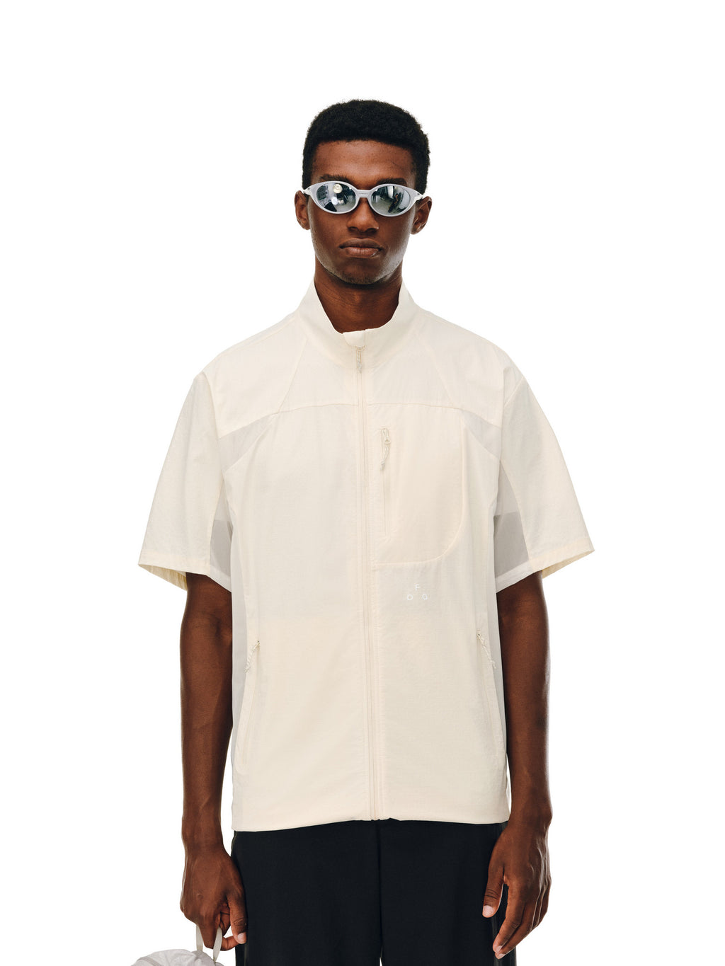 FPA Cool-Touch Breathable Stand Collar Multi-Pocket Short-Sleeve Shirt Summer Chinese Trend Outdoor Sports Quick-Dry Half-Sleeve Shirt