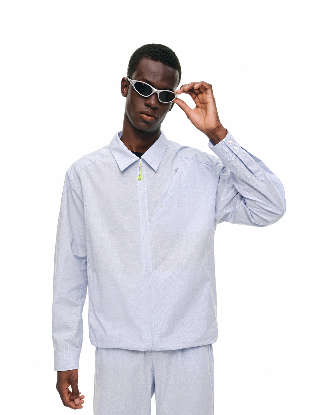 FPA Fine Grid High-Density Long-Sleeve Shirt Set 2026 Fall New Couple Casual Turn-Down Collar Shirt Jacket