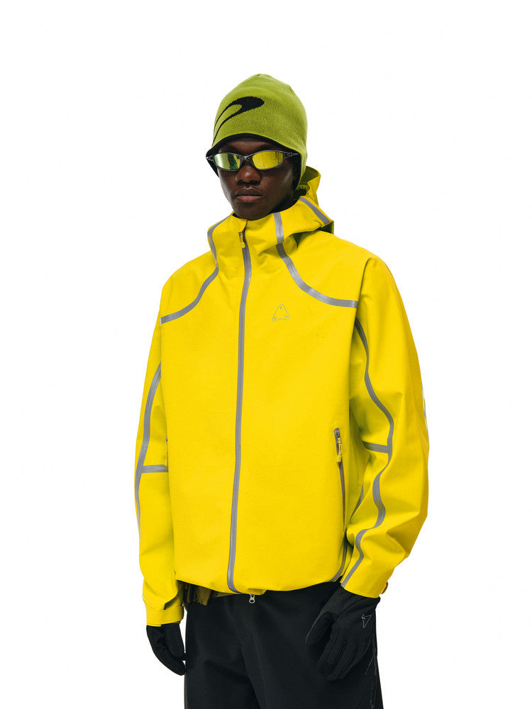 FPA Outdoor 3-Layer Waterproof Hiking Jacket with Seam-Sealed Construction