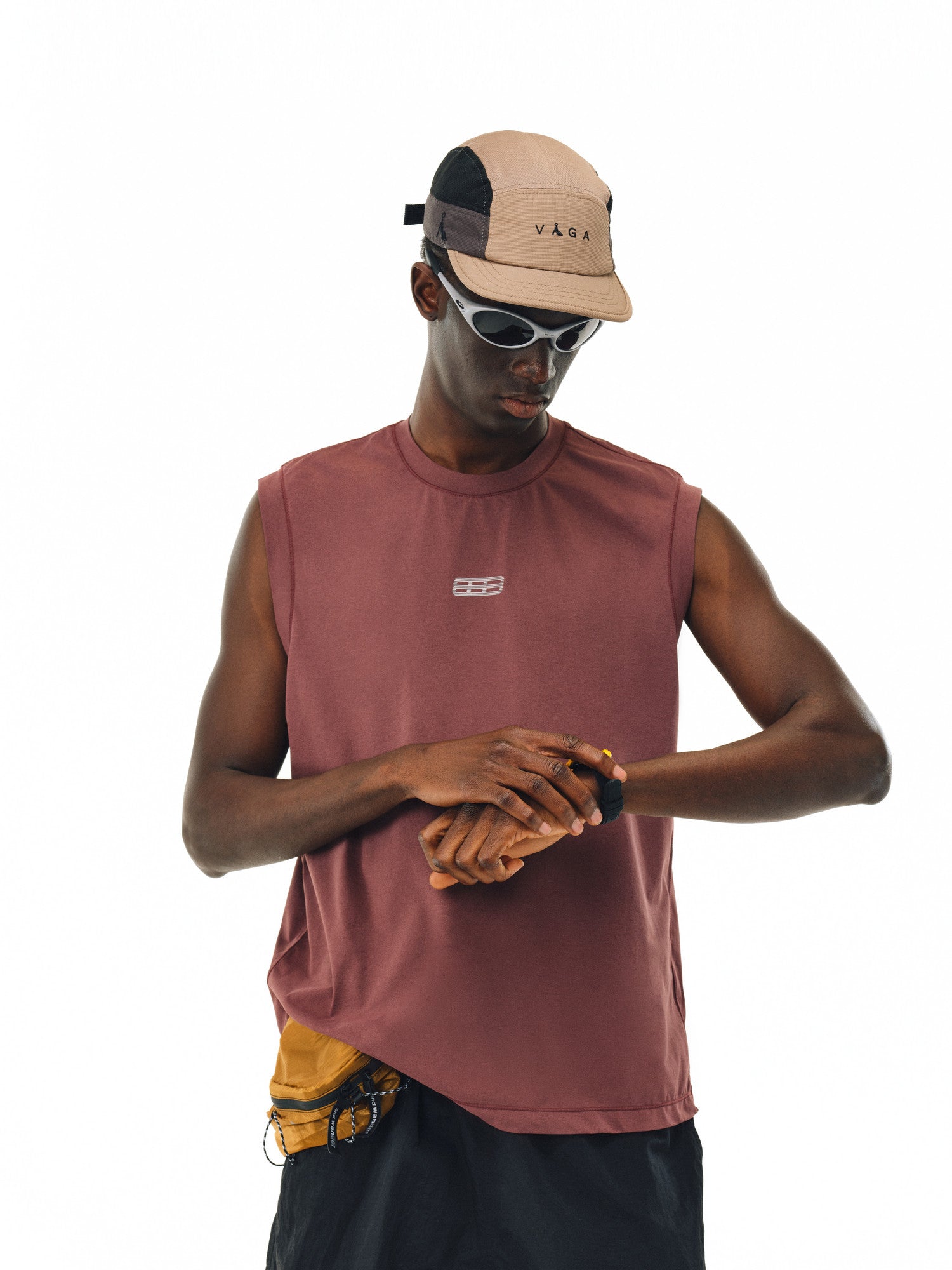 FPA Cooling Antibacterial UPF50+ Sports Vest - Chinese Streetwear Summer Loose Round Neck Sleeveless T-Shirt for Men