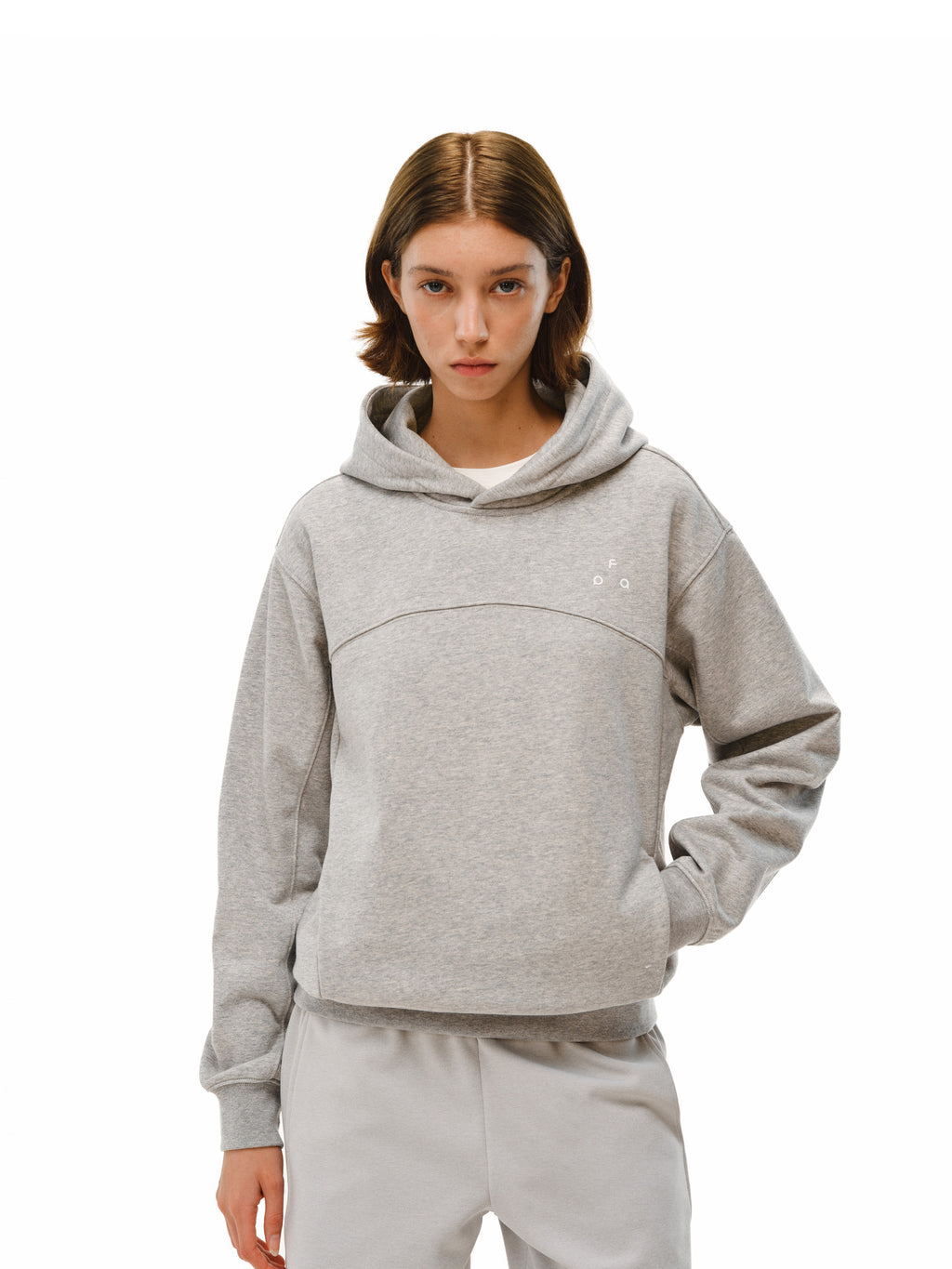 FPA Air Layer Structured Sports Running Printed Hoodie Spring Outdoor Heavyweight Basic Hoodie for Men and Women
