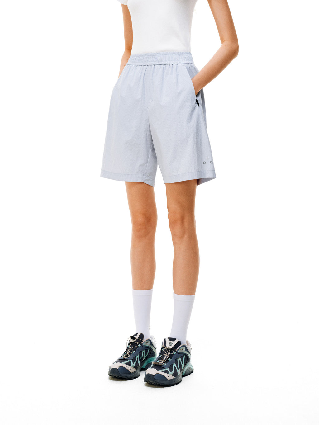 FPA Outdoor Wind Tunnel Breathable Ice-Feel Lightweight Soft Stretch Sports 5-Inch Shorts, Summer Quick-Dry Basic Shorts for Men