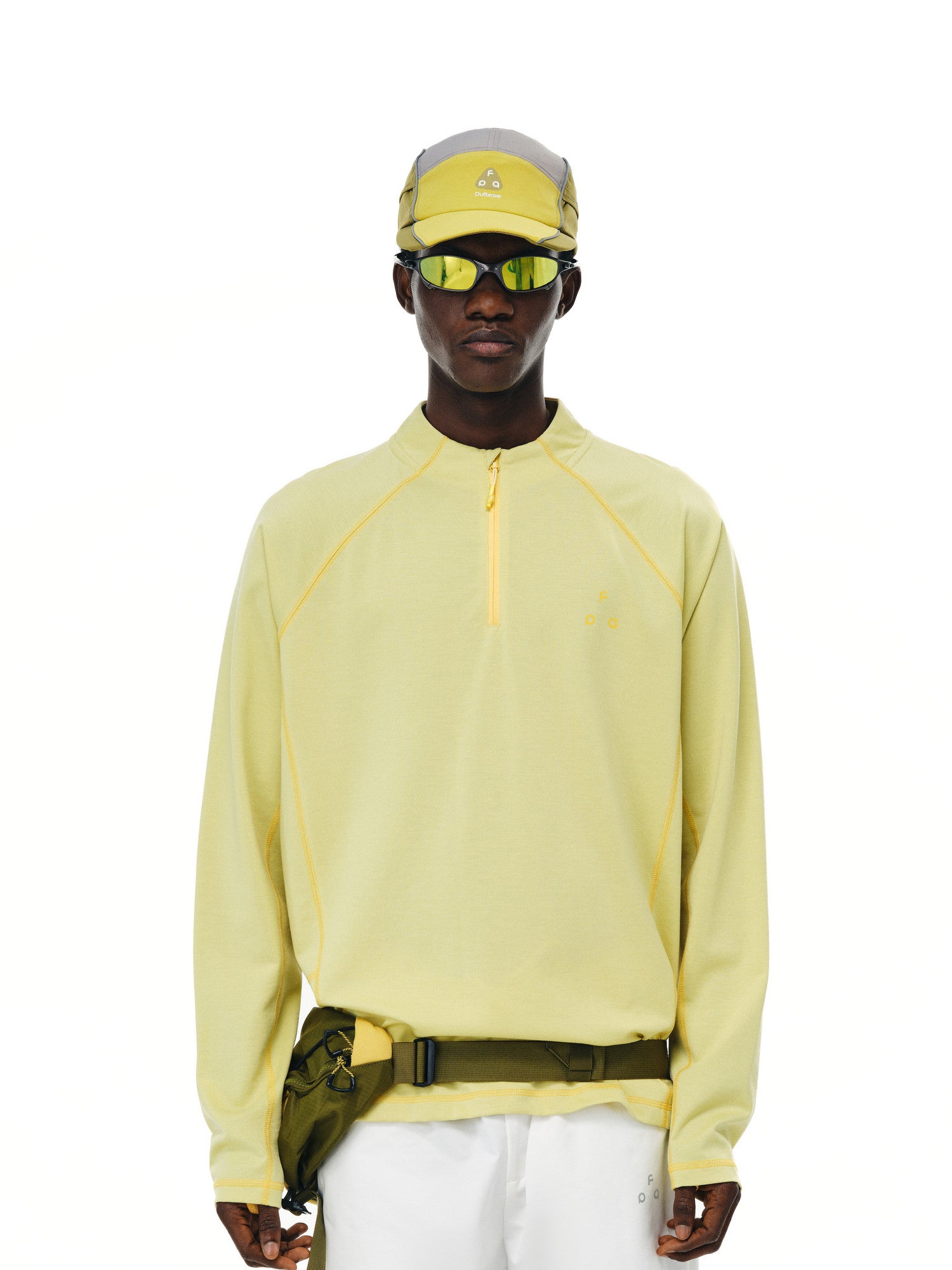 FPA Sorona Lyocell UPF50+ Sun Protection Half High Collar Long Sleeve Outdoor Sports Casual Autumn T-Shirt