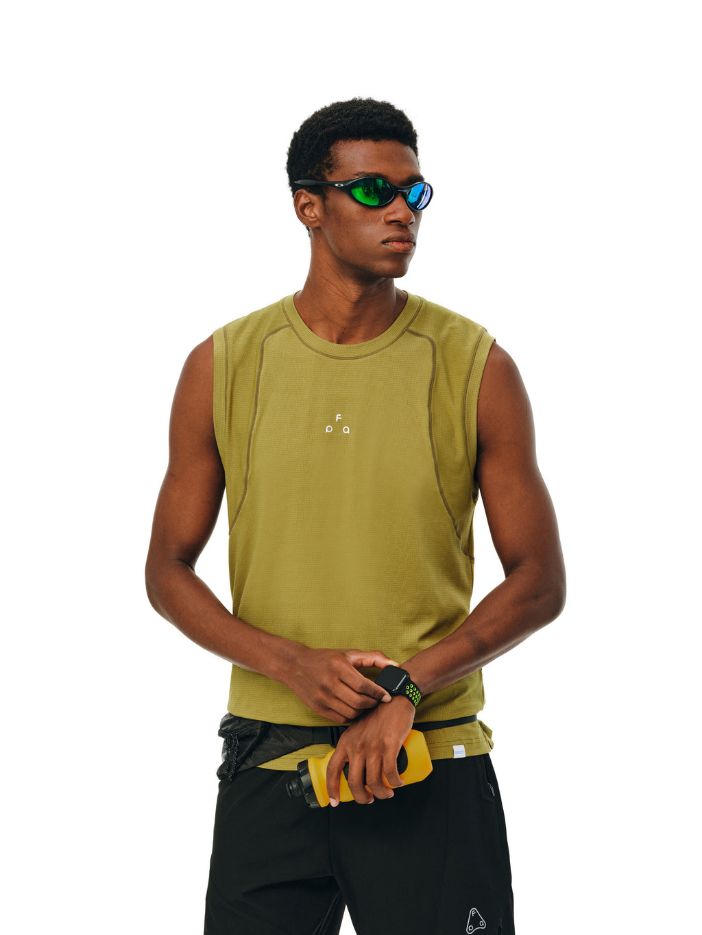 FPA COOLMAX Sports Paneled Vest - Summer Outdoor Breathable Cool Feel Fitness Sleeveless T-Shirt