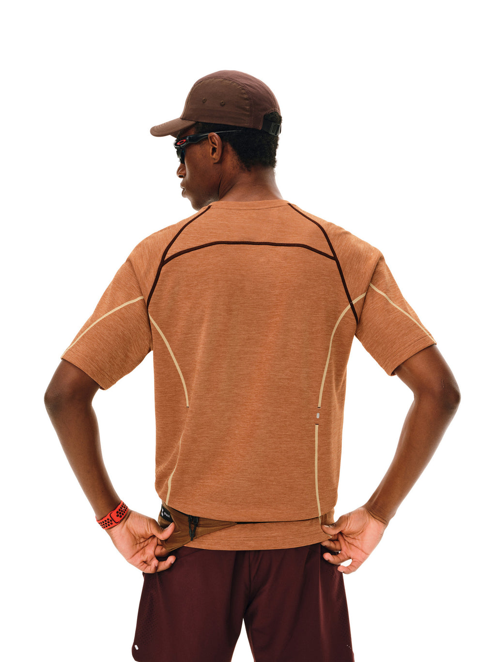 FPA Color-Block Quick-Dry Yarn Knit Sports Short Sleeve Casual Crew Neck Summer Half Sleeve T-Shirt for Men and Women