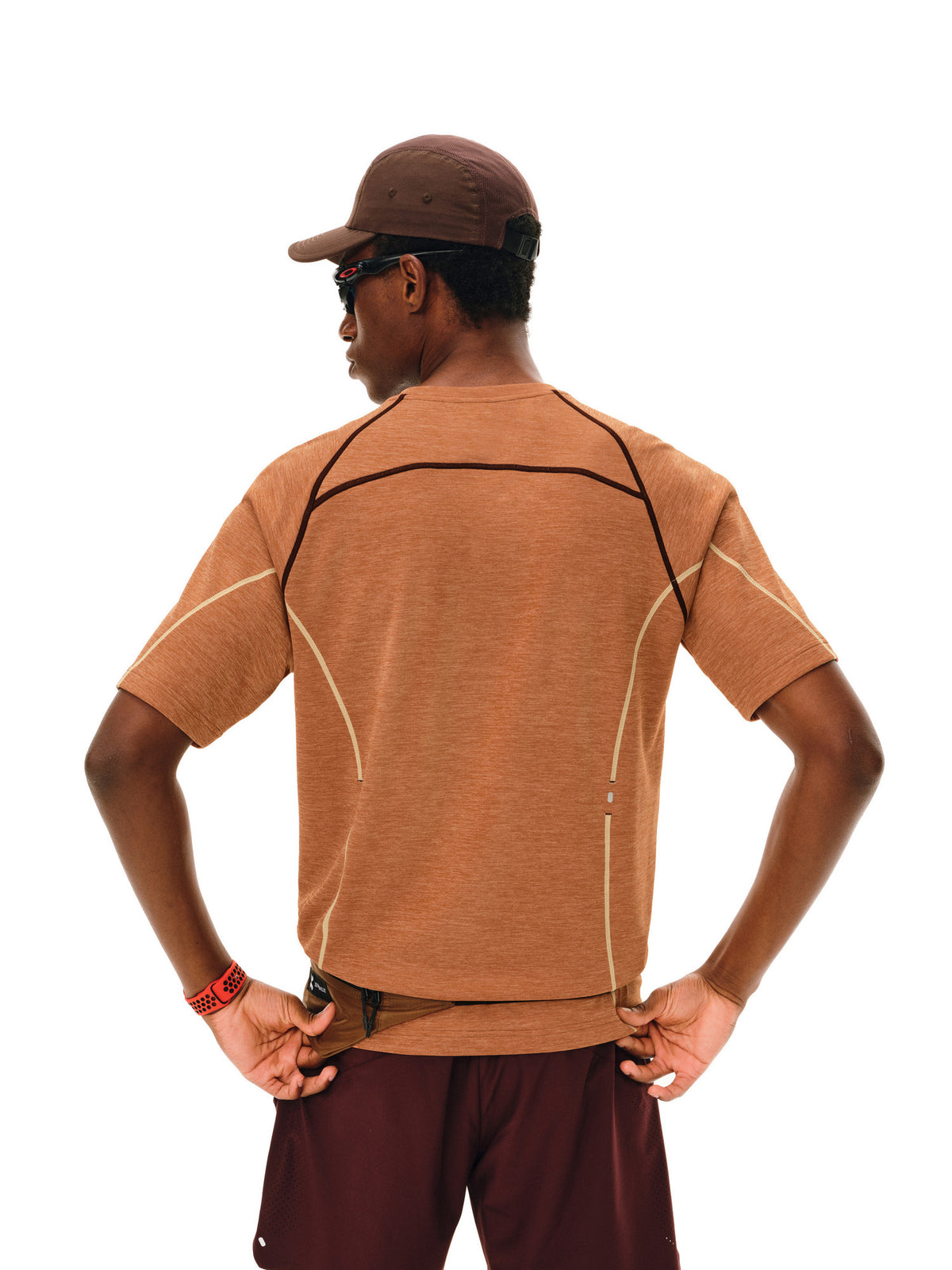 FPA Color-Block Quick-Dry Yarn Knit Sports Short Sleeve Casual Crew Neck Summer Half Sleeve T-Shirt for Men and Women