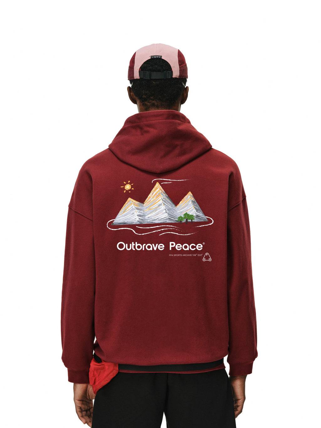 FPA Unidirectional Moisture-Wicking Fleece-Lined Outdoor Thermal Printed Hoodie