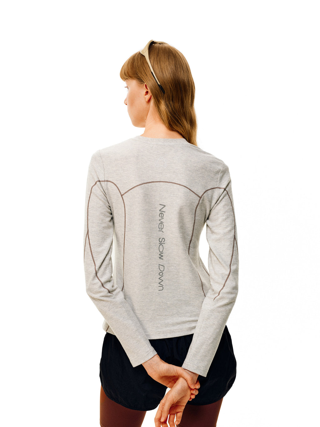 FPA Cotton Yarn Jacquard Abrasion-Resistant Sports T-Shirt 2026 Autumn New Outdoor Fitness Running Long Sleeve Women