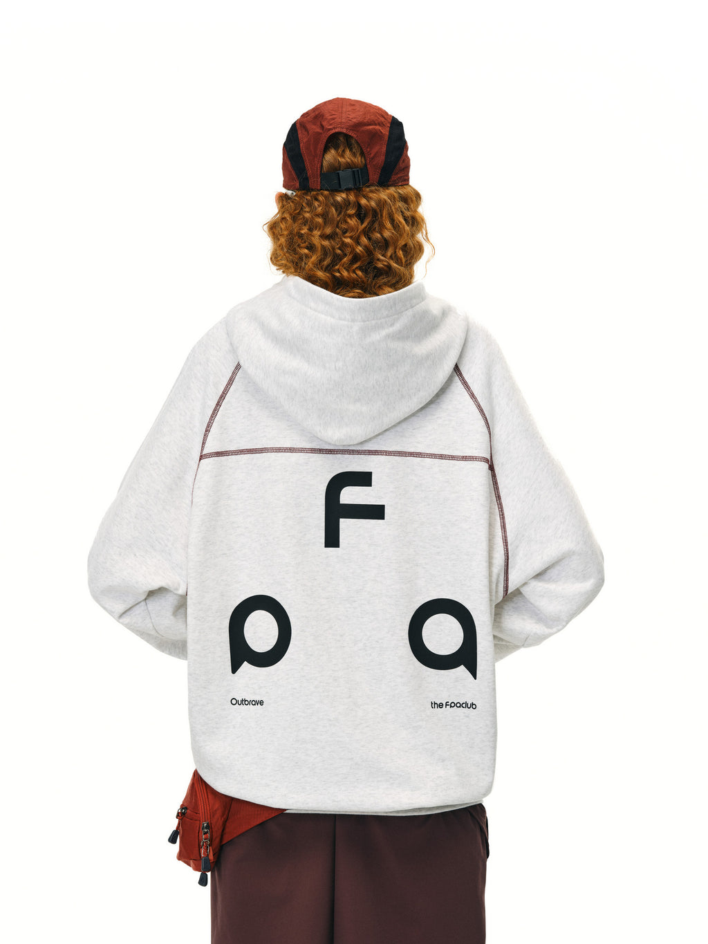 FPA Warm Fleece Hooded Sweatshirt for Couples – Loose Fit, Heavyweight Streetwear Pullover for Spring and Autumn