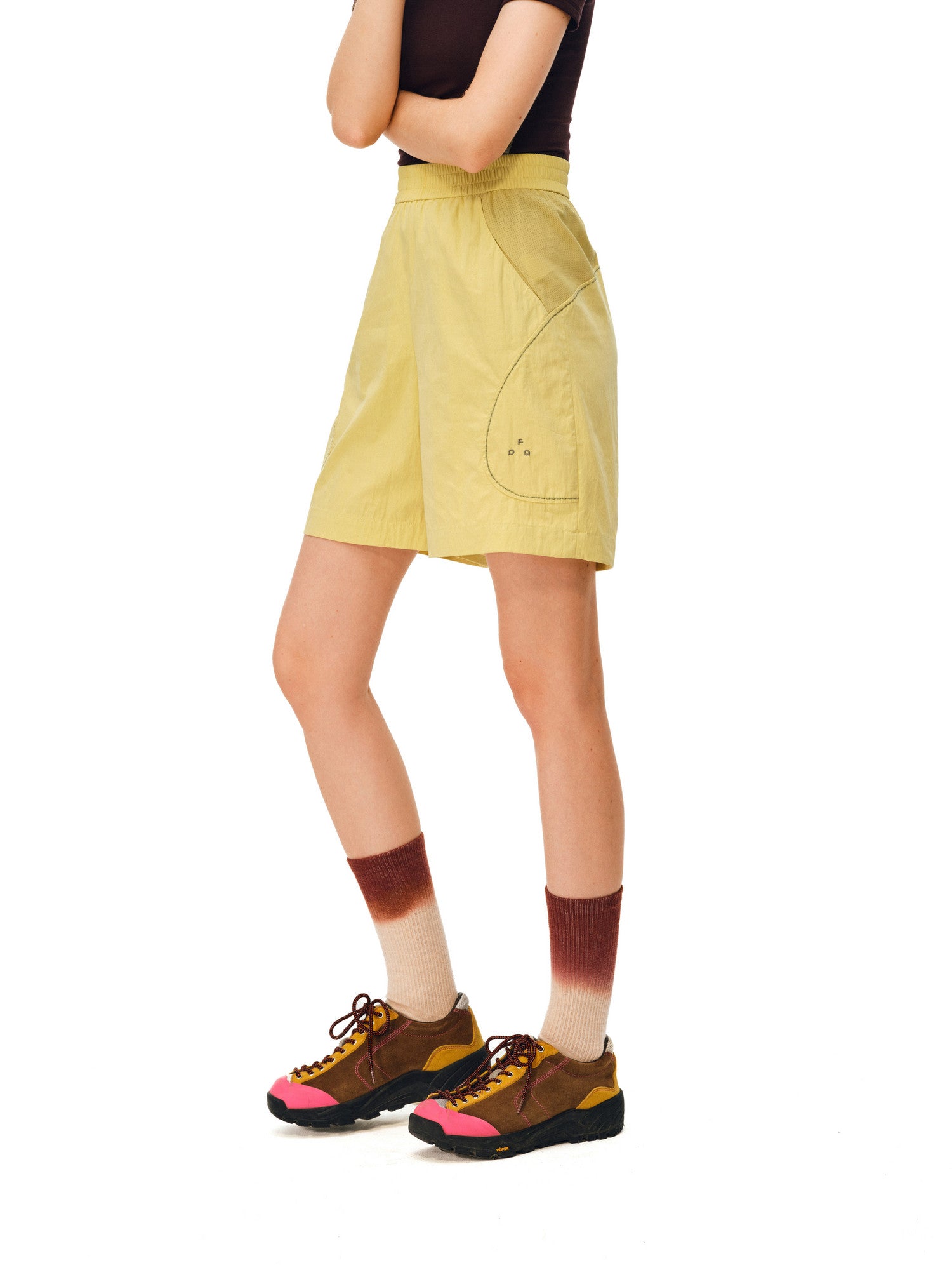 FPA Cotton-Blend Breathable Casual Shorts 2026 New Summer Straight-Leg Unisex Contrast Color Sports 5-Inch Shorts