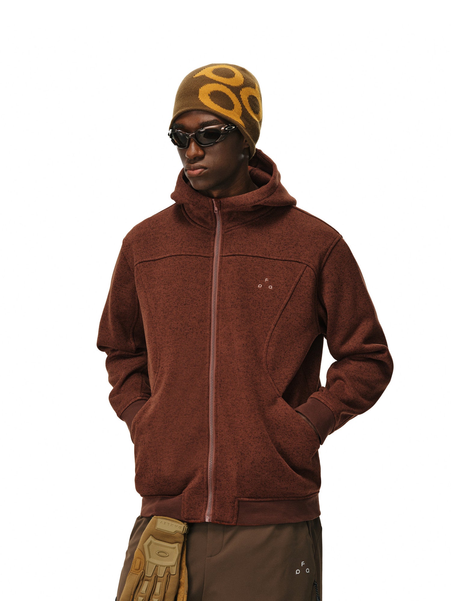FPA Loose Fit Outdoor Sports Thermal Fleece Zip-Up Jacket