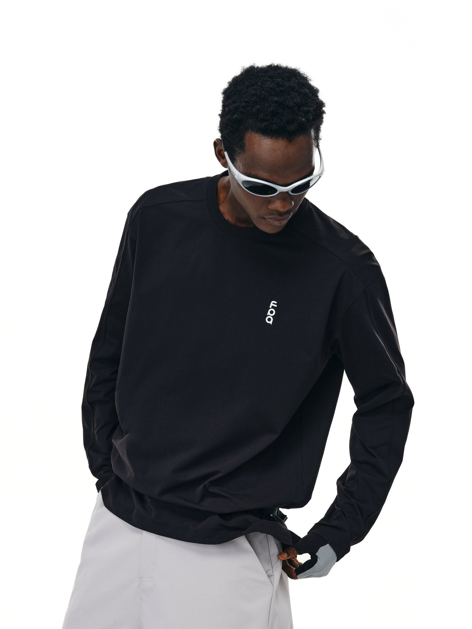 FPA Sorona Antibacterial Comfort Athletic Long Sleeve Tee - Chinese Streetwear Fall Logo Casual Unisex Couple T-Shirt