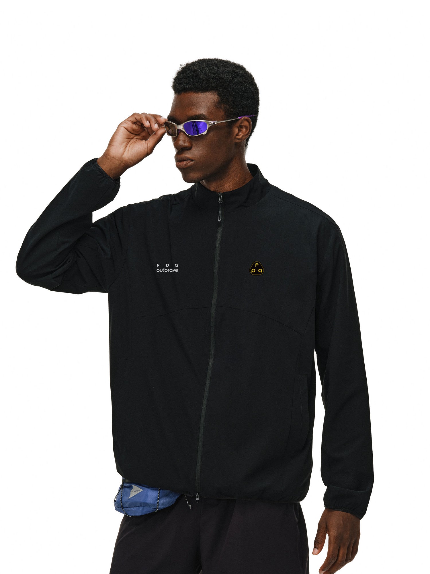 FPA Triangle Logo Sports Windbreaker Jacket Spring/Autumn Outdoor Windproof Stand Collar Zipper Thin Casual Couple Outerwear