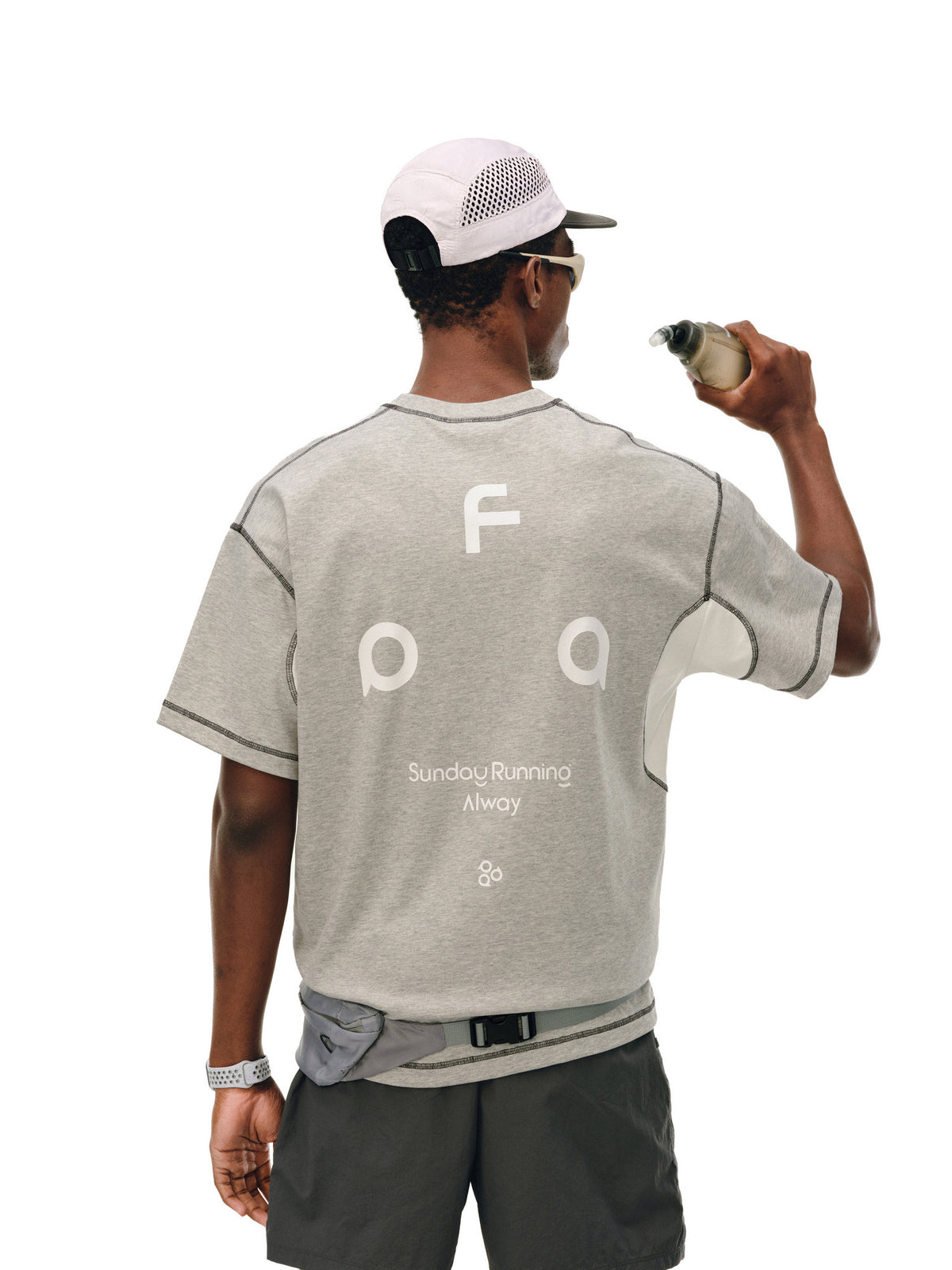 FPA Sports Color-Block Short Sleeve Tee - Summer Retro Outdoor Quick-Dry Crew Neck T-Shirt for Men