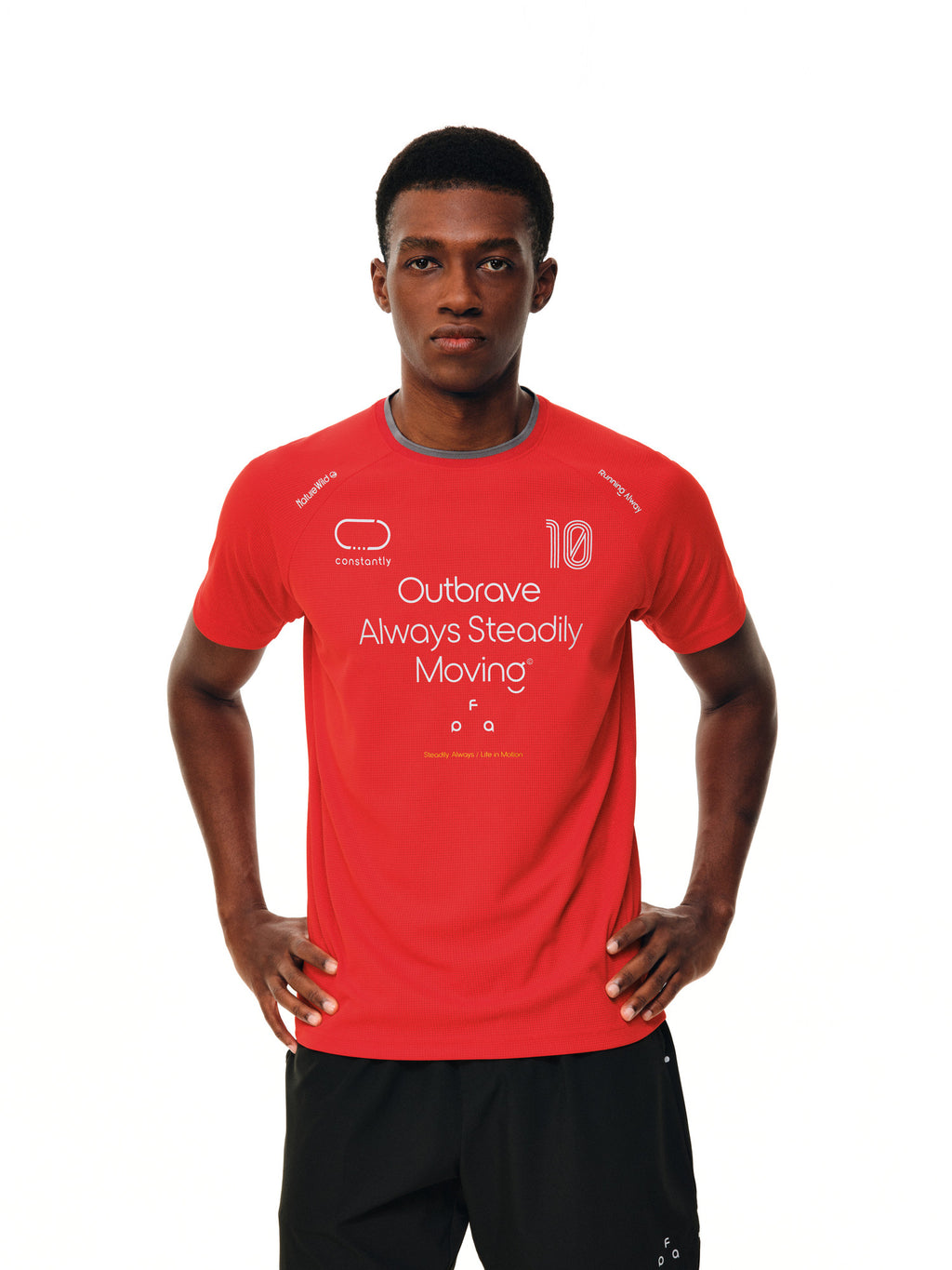 FPA Soccer Capsule Series Quick-Dry Perforated Soccer Training Short Sleeve T-Shirt for Men and Women - Summer Outdoor Tee