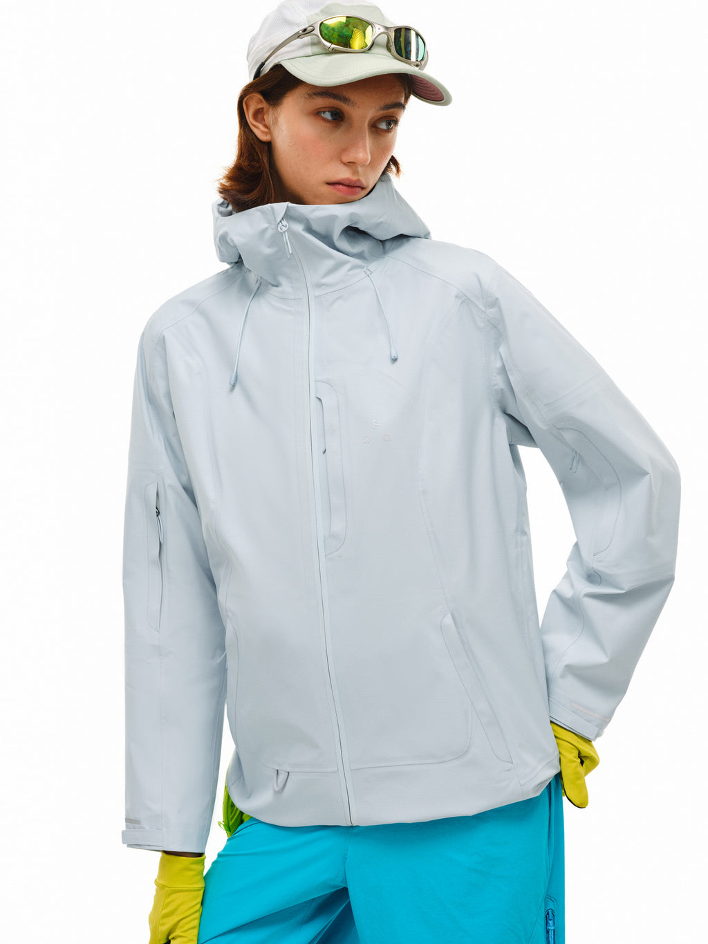 FPA Waterproof Fully Taped Seam Hiking Jacket for Outdoor Sports, Windproof, Hooded, Long Sleeve