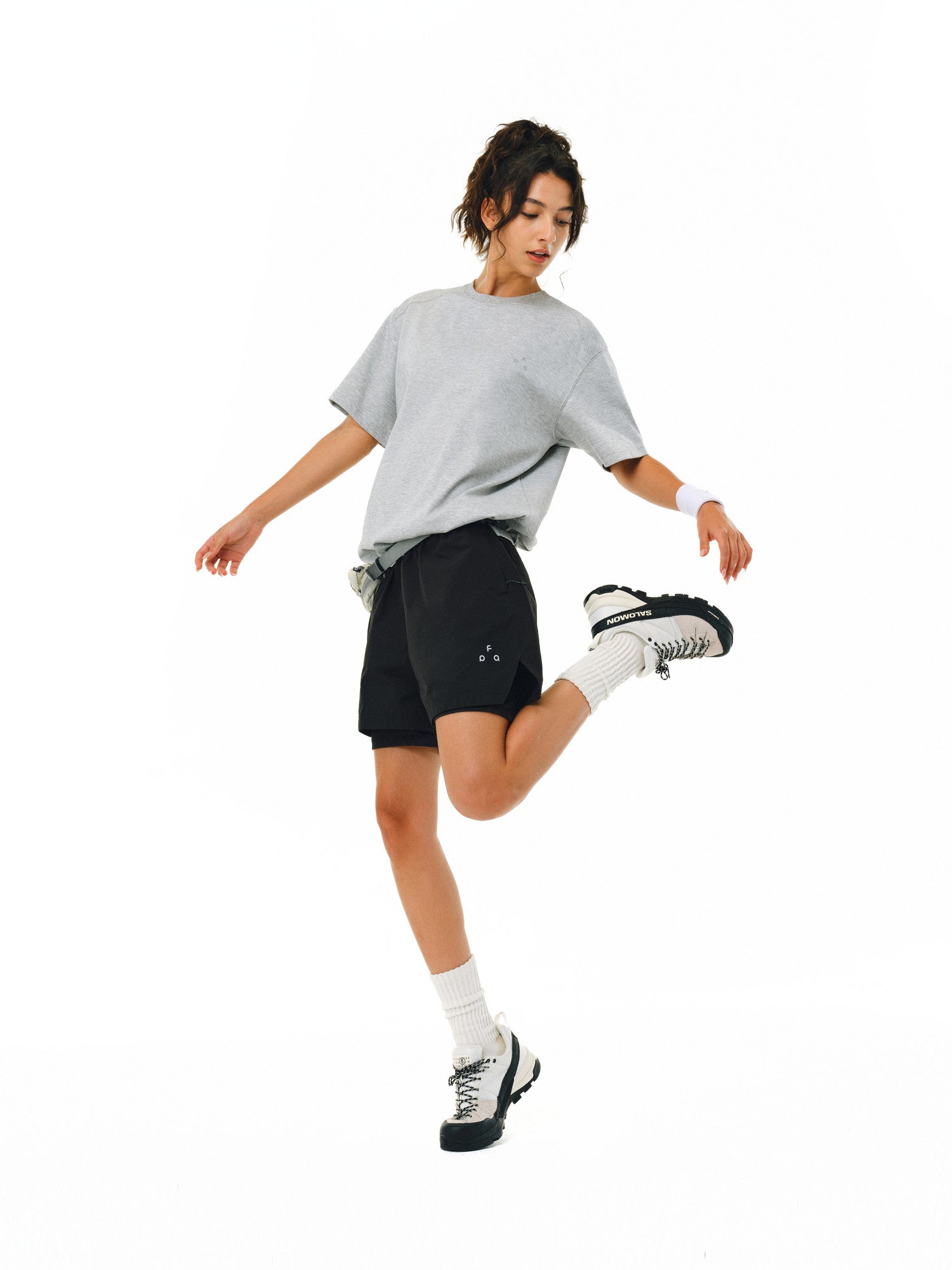 FPA Outdoor Sports Two-Layer Running Training Shorts Summer Streetwear Trendy Casual Fitness 3-Inch Shorts