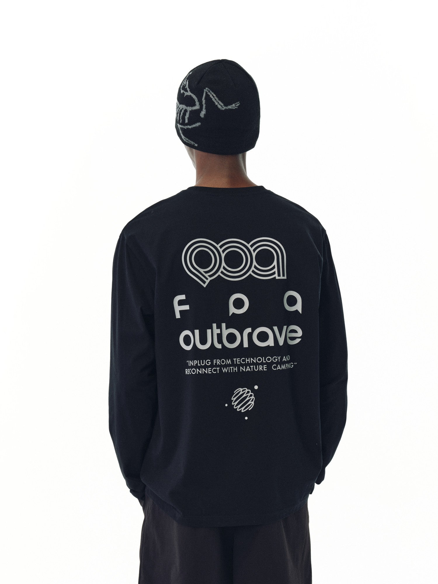 FPA Ice-Feel Quick-Dry Printed Lightweight Long-Sleeve T-Shirt – Spring/Summer Chinese Streetwear Trend, Loose-Fit Couple Style in Gray