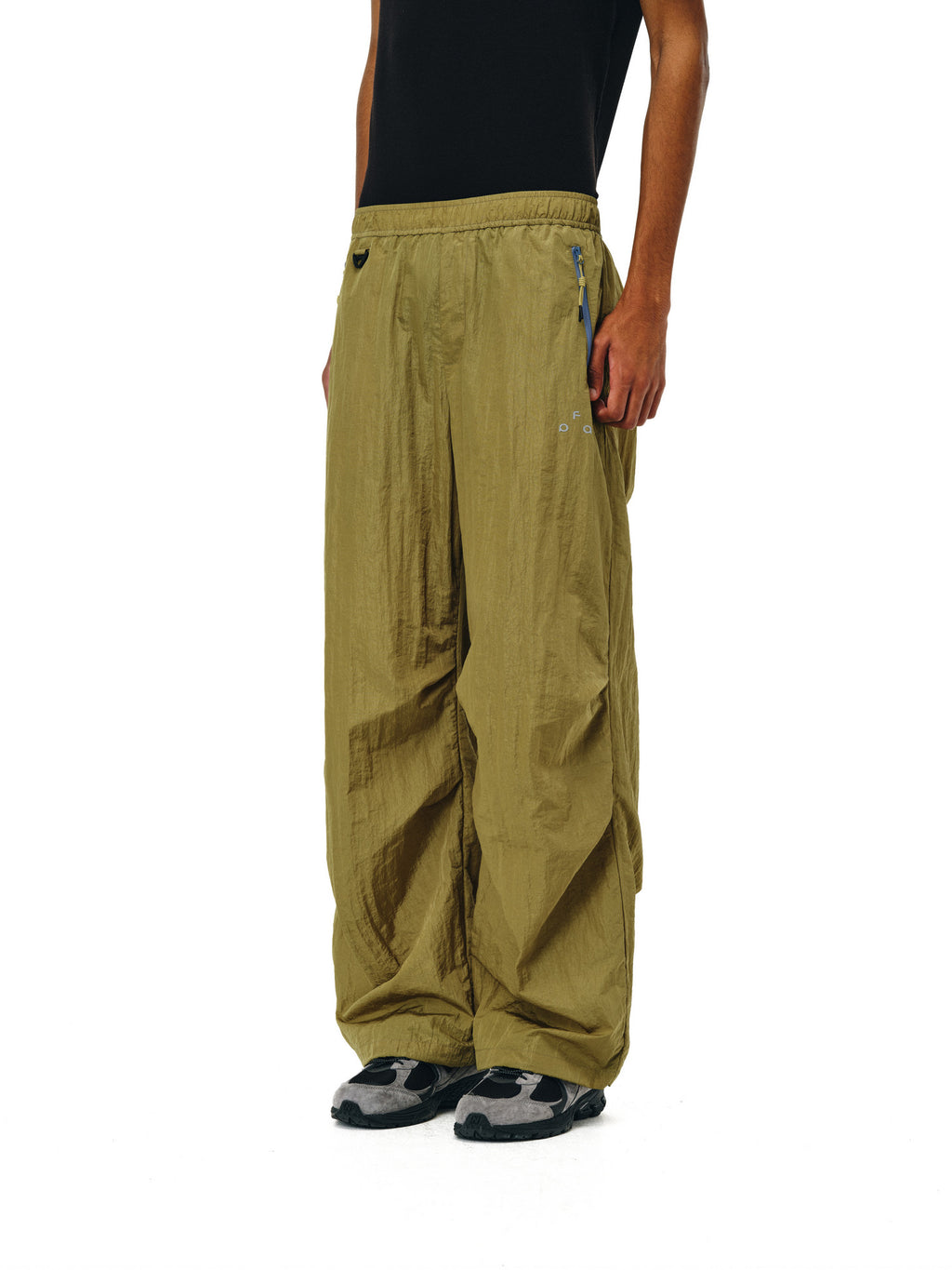FPA Outdoor Color-Block Zipper Water-Repellent Paratrooper Pants Summer Lightweight Loose Casual Trendy Sports Pants