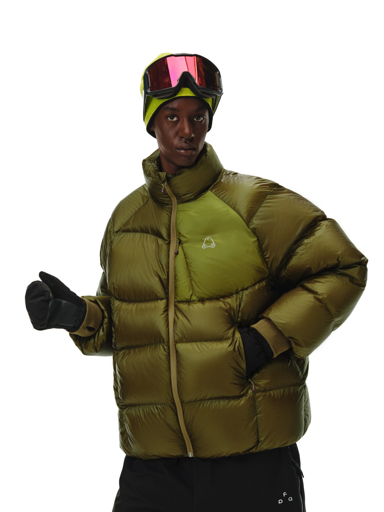FPA800FP 95% White Duck Down Outdoor Stand Collar Down Jacket Winter Extreme Cold Warm Retro Sports Down Coat