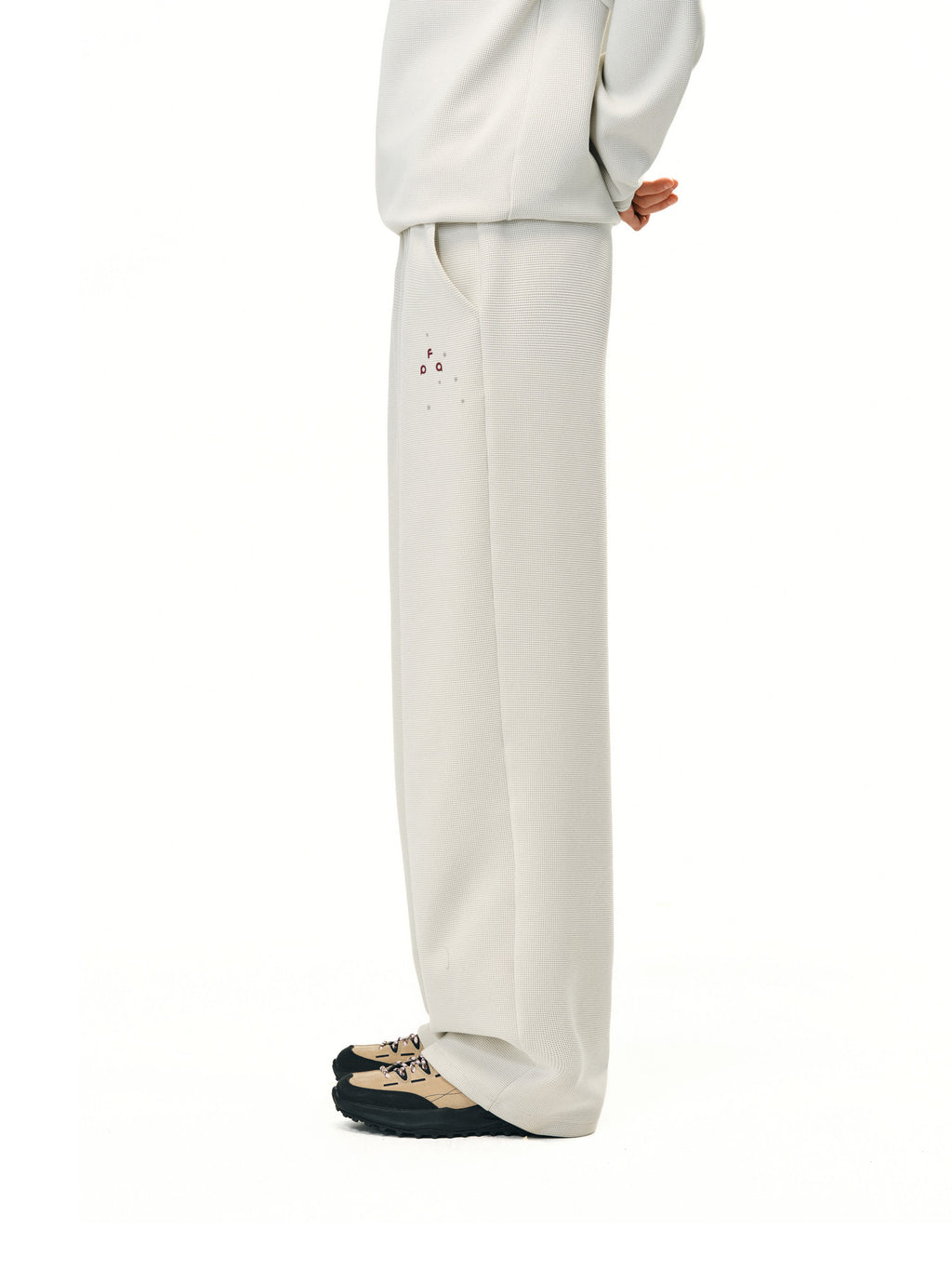 FPA Athletic Skin-Friendly Waffle Texture Lounge Pants – 2026 New Fall/Winter Couple Loose Straight-Leg Casual Pants