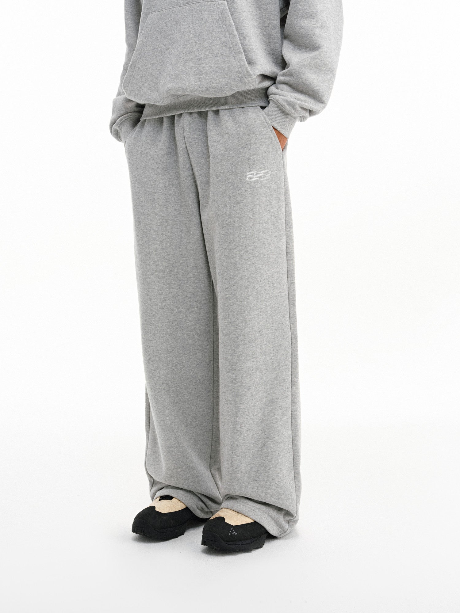 FPA Heavyweight Straight-Leg Sweatpants – Retro Loose-Fit Casual Lounge Pants for Couples, Autumn/Winter Streetwear