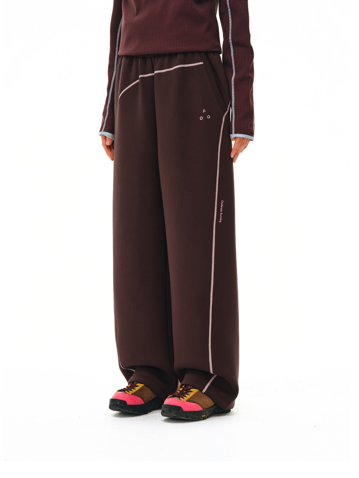 FPA Color-Block Athletic Air Cotton Pants – Relaxed Straight-Leg Unisex Sports Casual Trousers