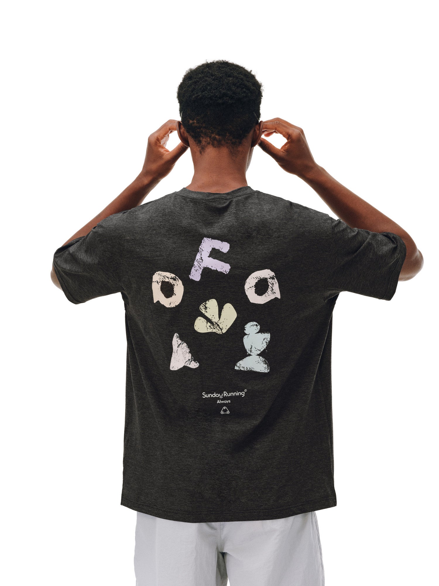 FPA Quick-Dry Breathable Outdoor Sports Contrast Color Short Sleeve Summer Round Neck Printed Casual Couple Mid-Sleeve T-Shirt