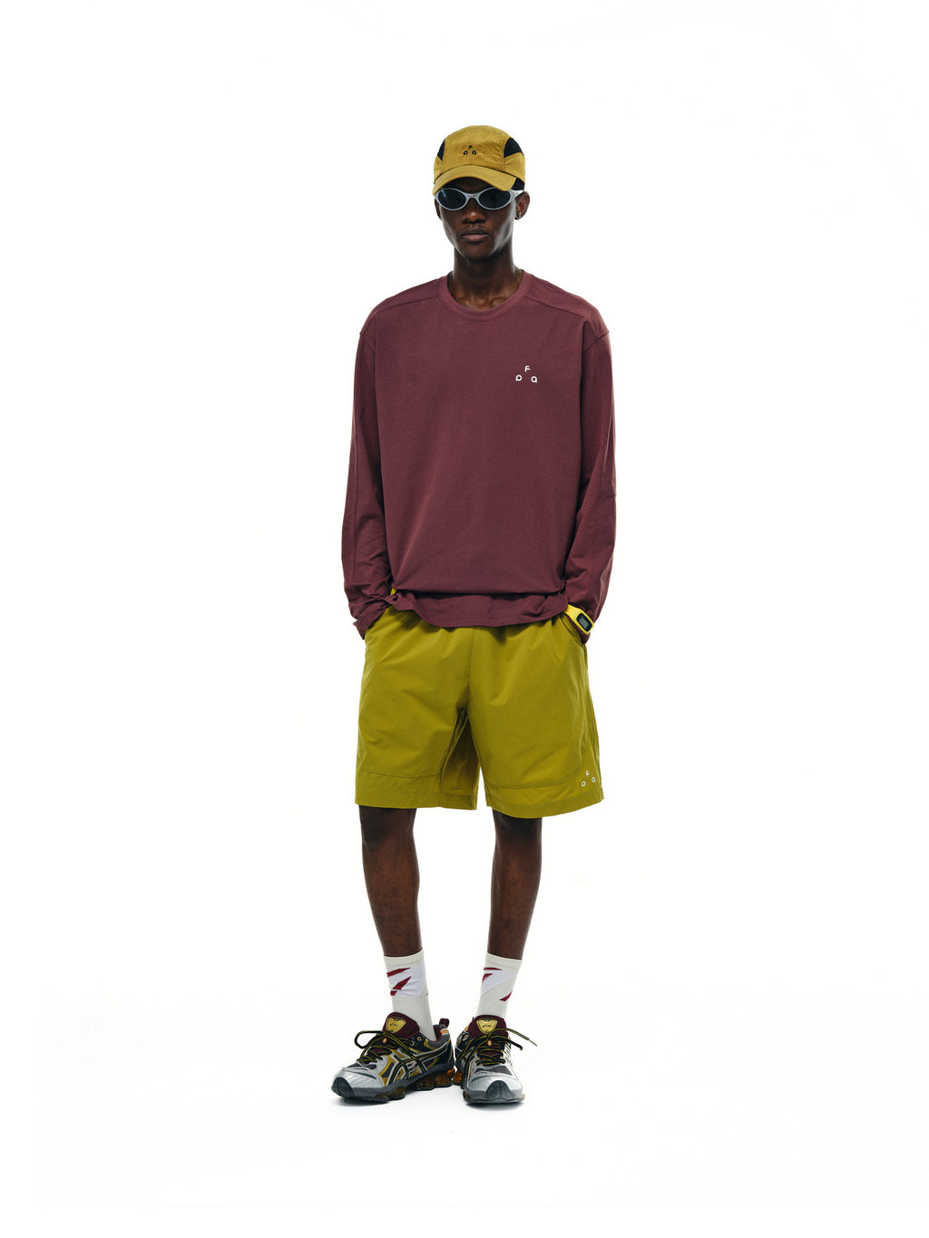 FPA Sorona Antibacterial Comfort Long-Sleeve Shirt – American Casual Streetwear Basic Logo Couple Tee for Spring/Autumn