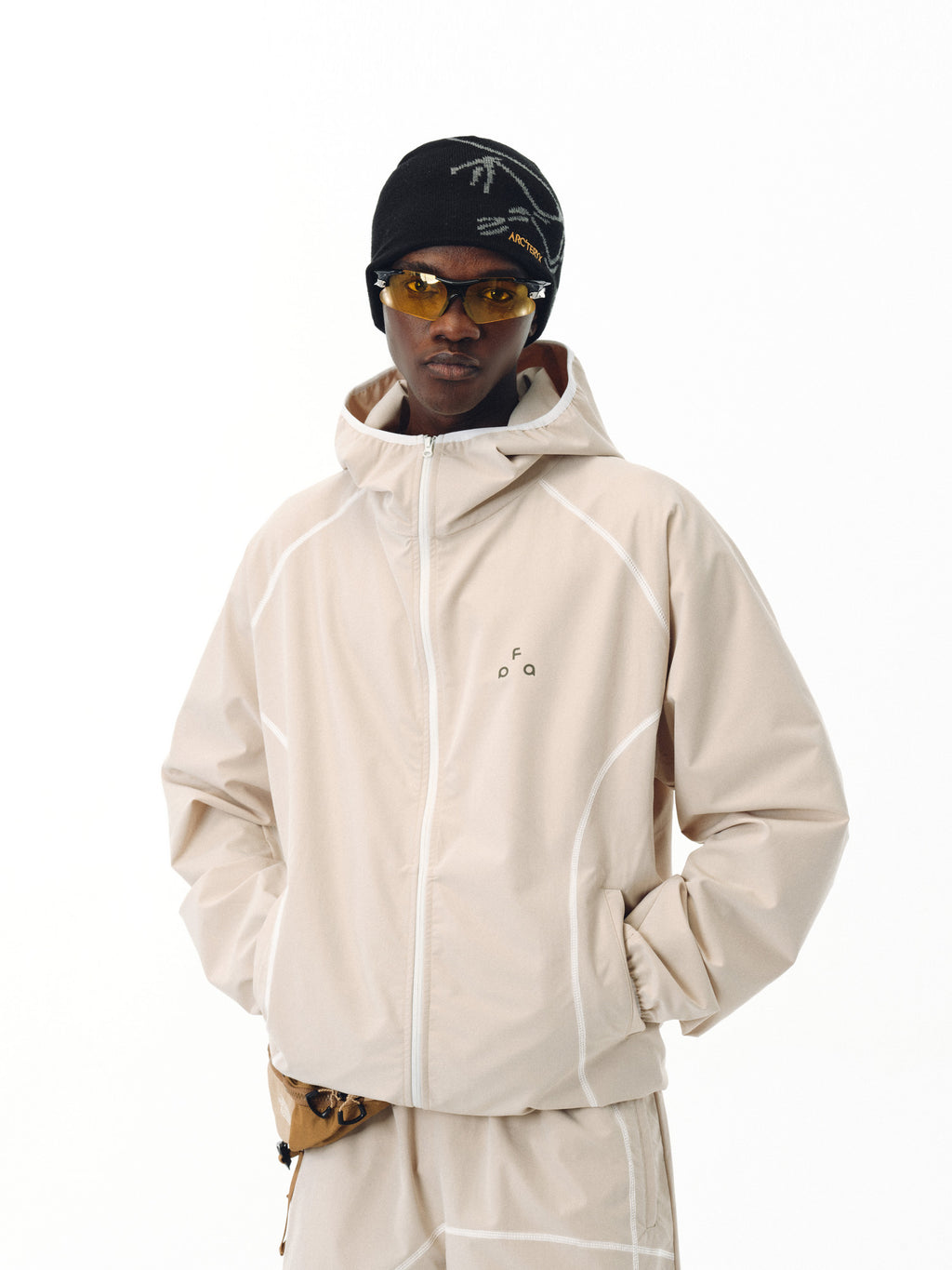 FPA UPF50+ Lightweight Training Zip-Up Jacket for Outdoor Sports, Loose-Fit Unisex Sun Protection