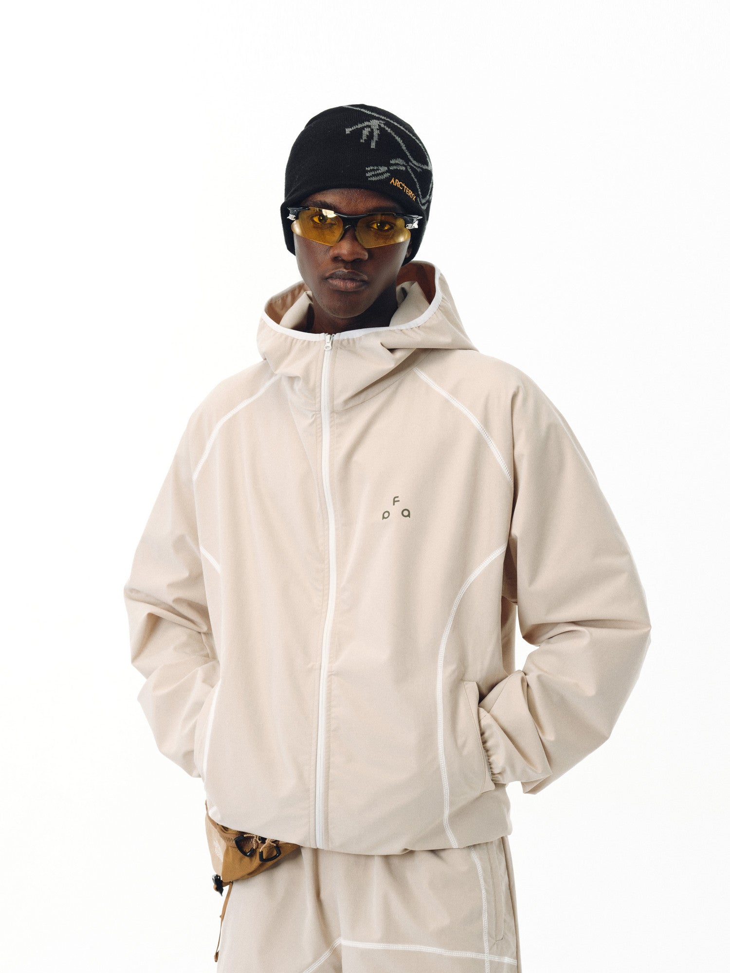 FPA UPF50+ Lightweight Training Zip-Up Jacket for Outdoor Sports, Loose-Fit Unisex Sun Protection